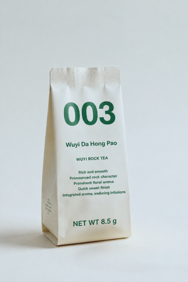 Wuyi Da Hong Pao tea packaging