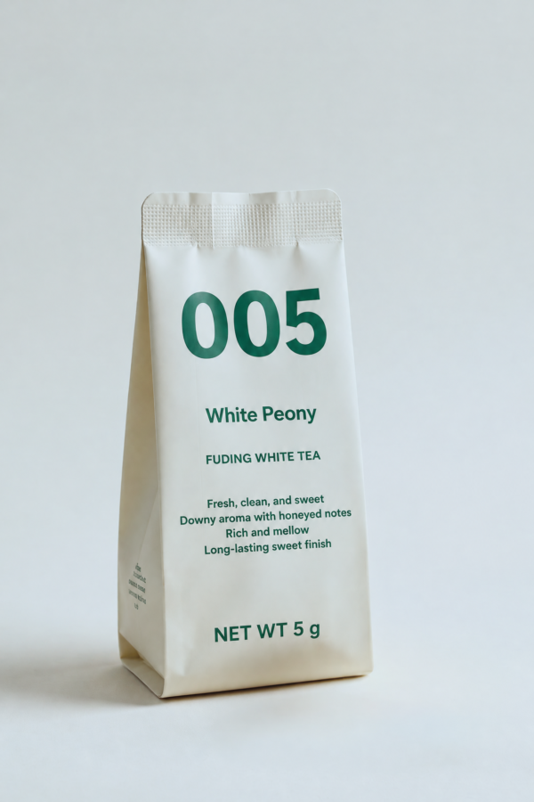 Fuding White Peony tea packaging